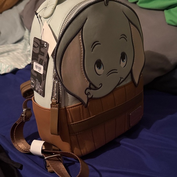 Disney Dumbo Brown Tan and Light Gray Mini Backpack main image 5